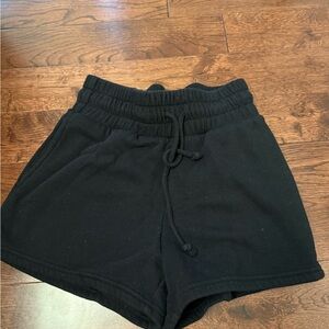 Wild Fable Black Athletic Shorts with Elastic Waistband